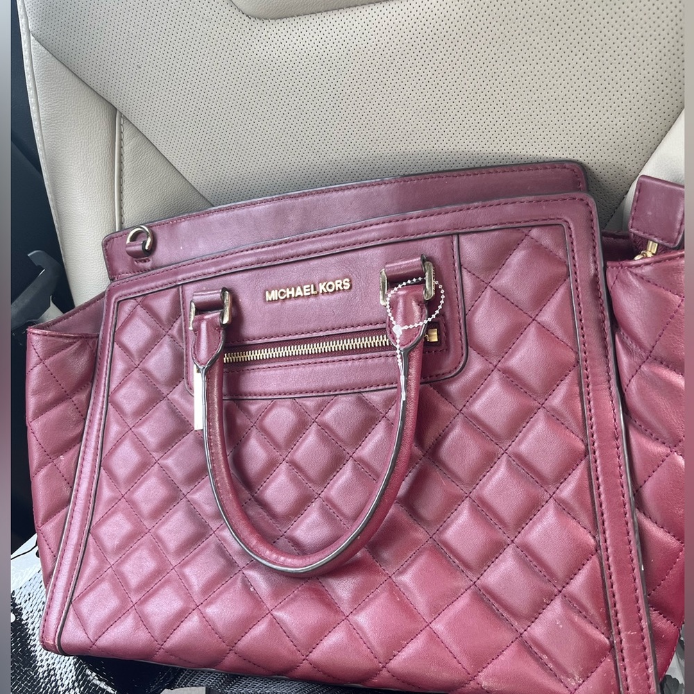 Rare Merlot Michael Kors Selma Bag